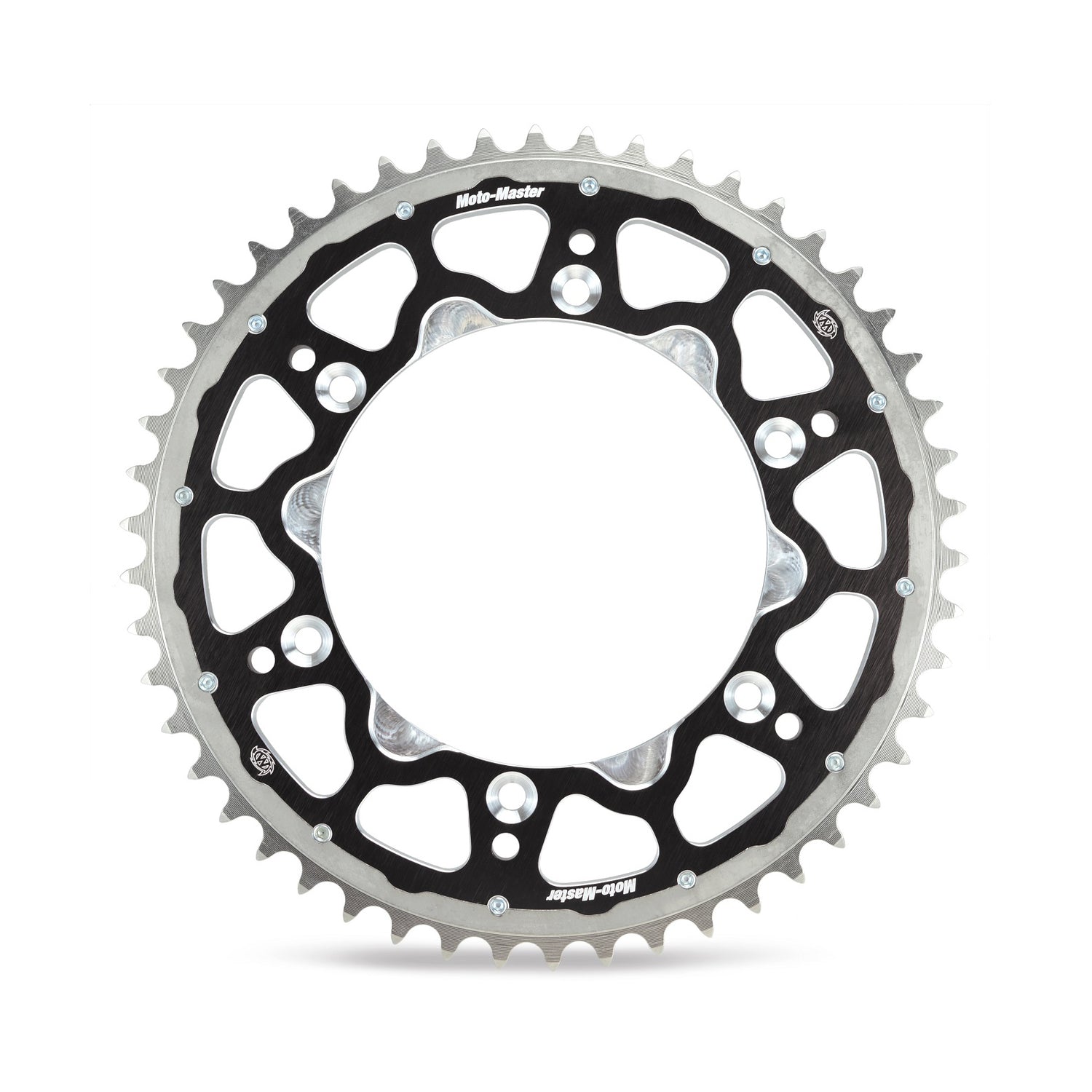 The Moto-Master Fusion Dual-Ring Rear sprocket brings you the best of both worlds - Steel outer ring and a lightweight aluminium inner ring.