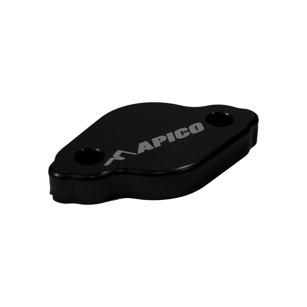 Apico Brake Cover Rear YAM/FAN/BET/TM/GAS/KAW YZ/YZF/WRF 03-25, RR10-25, EN/MX 05-25, EC/XC 18-20, KX250F/XC 2025, KX450F/XC 24-25 Black (R)