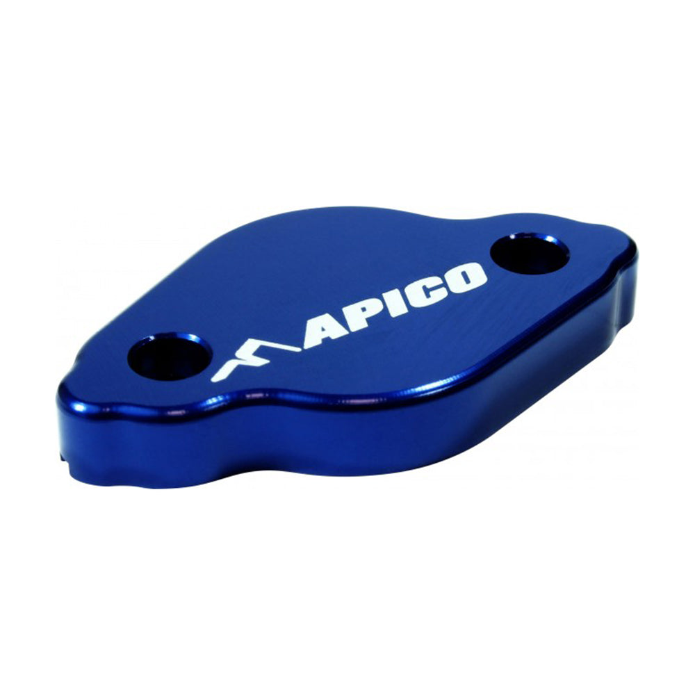 Apico Brake Cover Rear YAM/FAN/BET/TM/GAS/KAW YZ/YZF/WRF 03-25, RR10-25, EN/MX 05-25, EC/XC 18-20, KX250F/XC 2025, KX450F/XC 24-25 Blue (R)