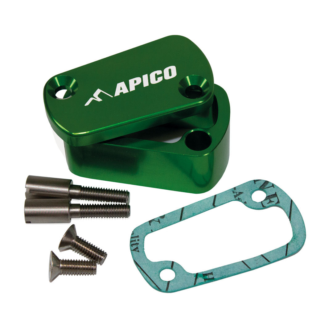 Apico Brake Cooling Extension Rear Suz/Kaw/Bet RM/RM-Z 03-24, KX03-08, KX250F/XC 04-24, KX450F/XC 06-23, Rr RACING/X-PRO 24-25  Green  (R)