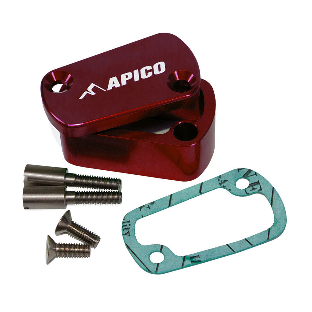 Apico Brake Cooling Extension Rear Suz/Kaw/Bet RM/RM-Z 03-24, KX03-08, KX250F/XC 04-24, KX450F/XC 06-23, Rr RACING/X-PRO 24-25  Red  (R)