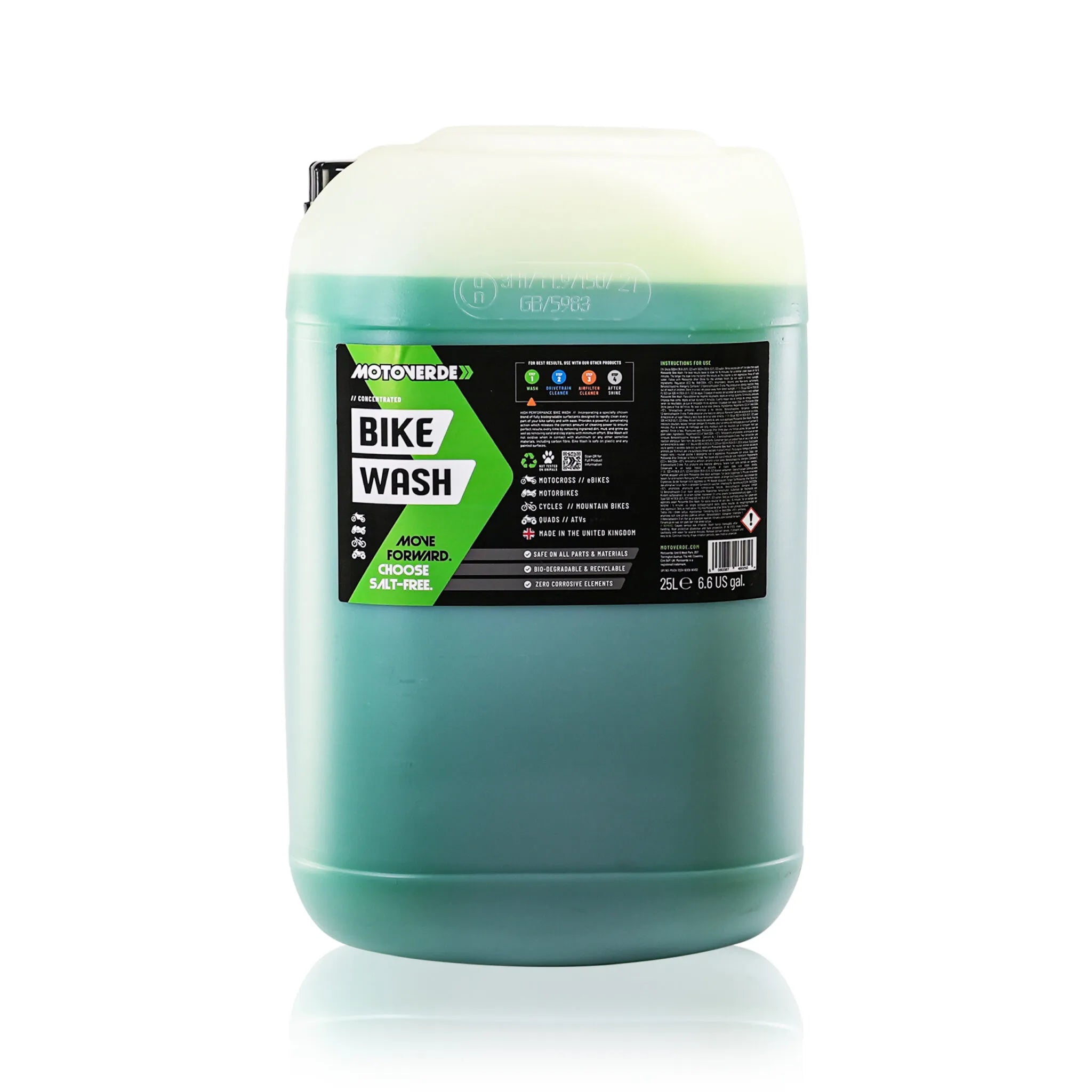 MOTOVERDE BIKE WASH CONCENTRATE 25L REFILL
