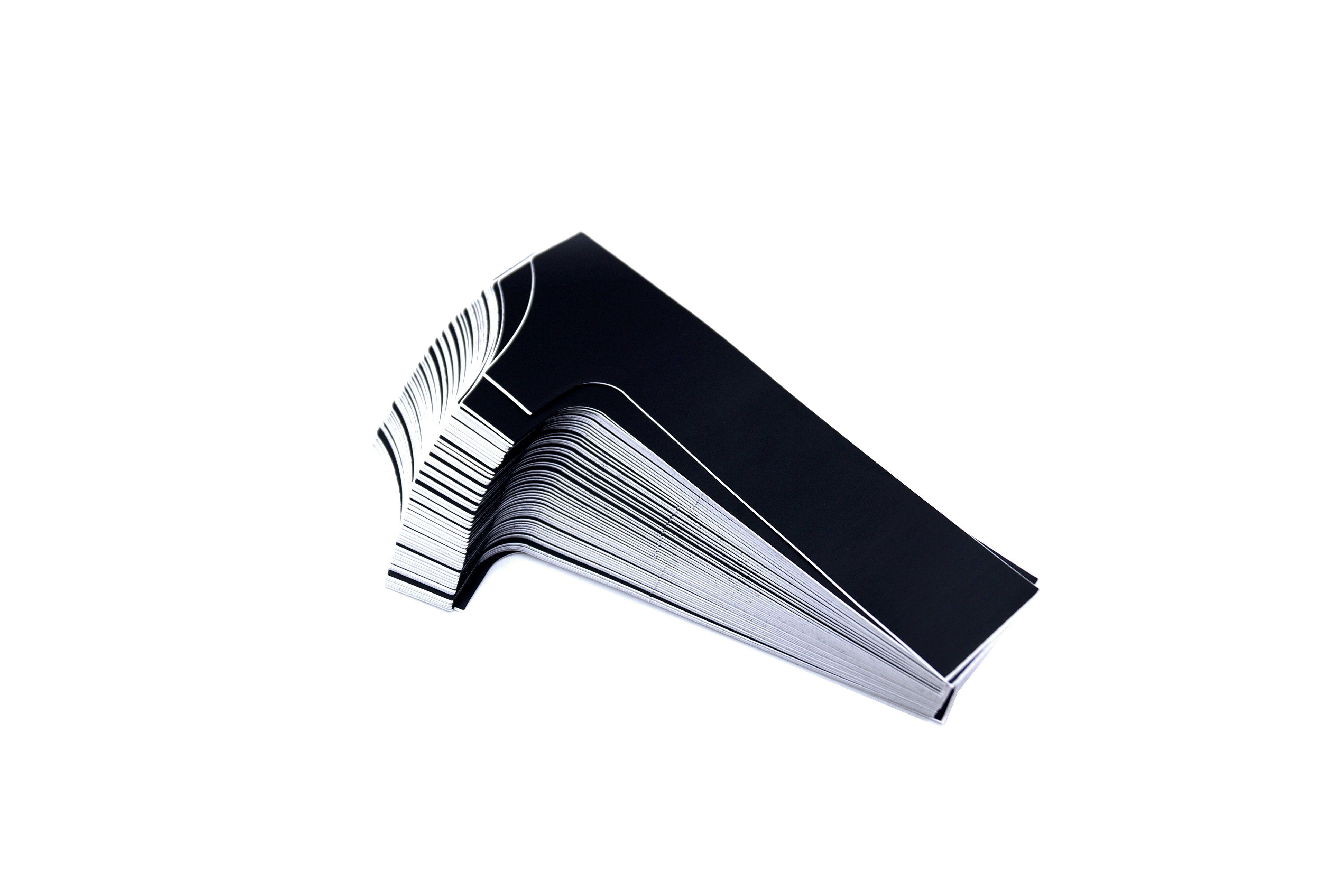 FIR Race Numbers - 1 One - Black, Pack of 25 / 15cm 6 / Vinyl Sticker