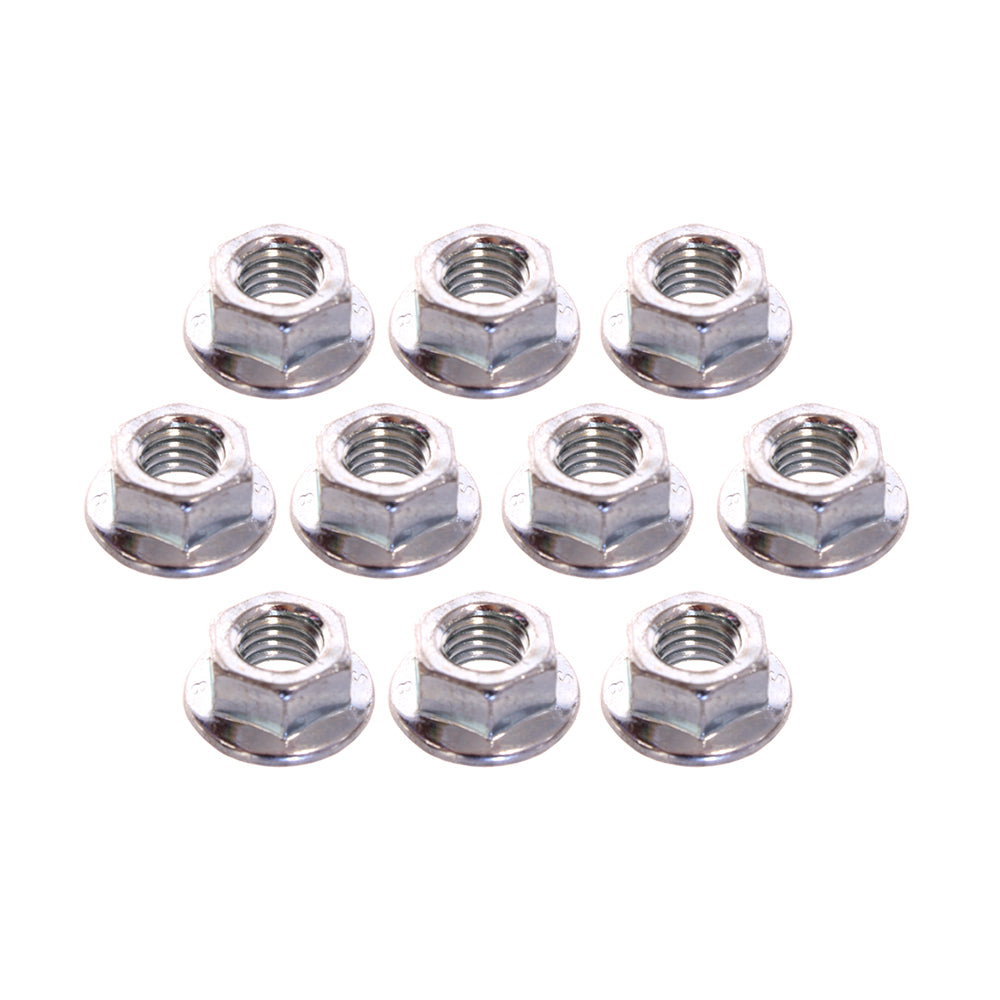 APICO NUT M8 WITH FLANGE 10 PACK