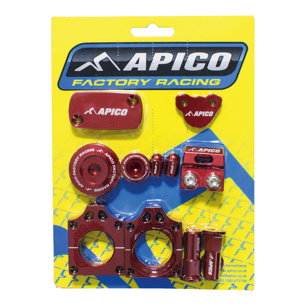 Apico Factory Bling Pack Honda CRF450X 05-18 Red