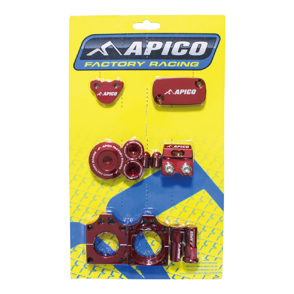 Apico Factory Bling Pack Honda CRF450R 09-16 Red
