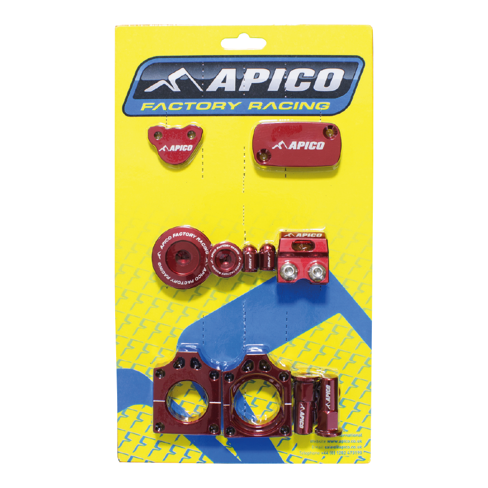 Apico Factory Bling Pack Honda CRF250R 10-17 Red