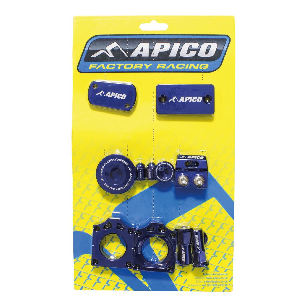 Apico Factory Bling Pack Kawasaki KX250F 11-20, KX450F 09-18 Blue