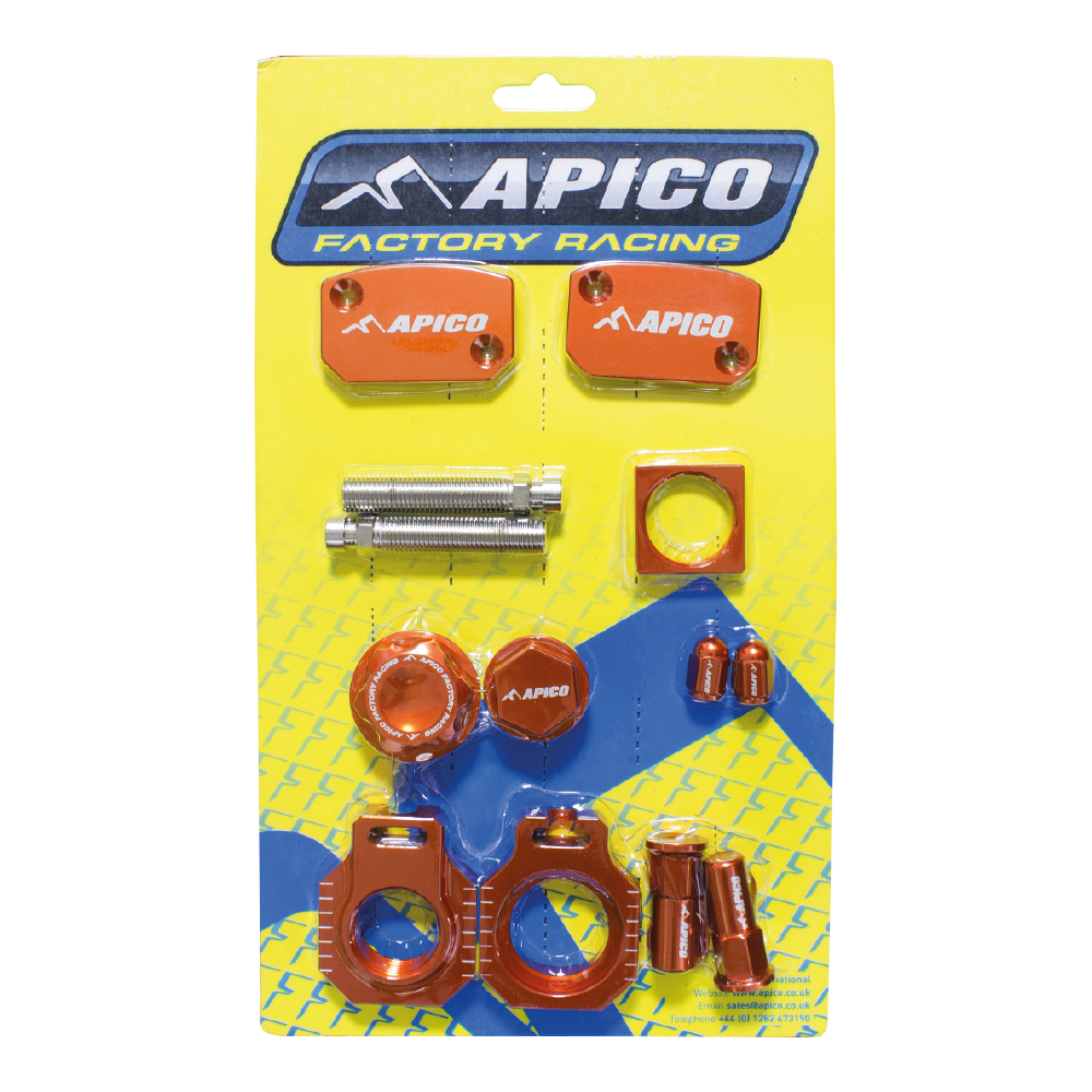Apico Factory Bling Pack KTM SX250 13, SX-F250 2013, SX-F350 2013, SX-F450 13 Orange (R)