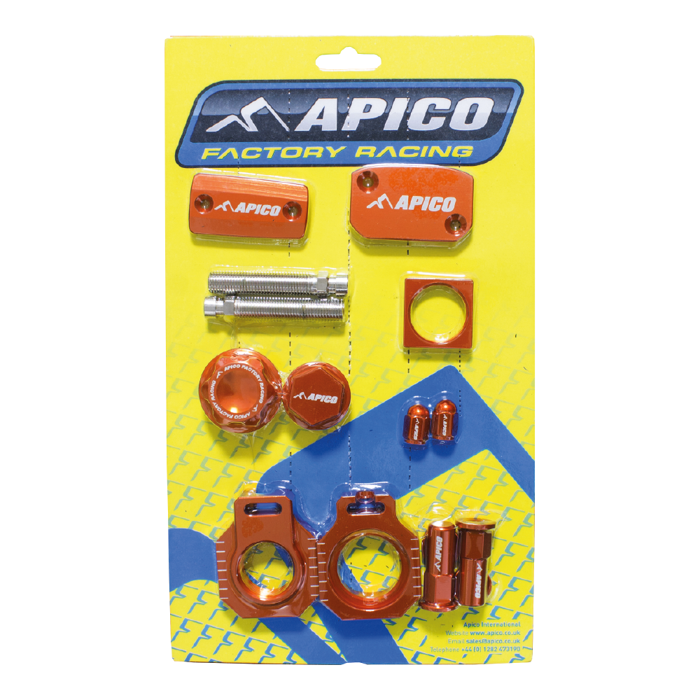 Apico Factory Bling Pack KTM/HUSKY SX125/150 14-15, TC125 16-21, FC250-450 16-21 Or (R) Brembo Brake