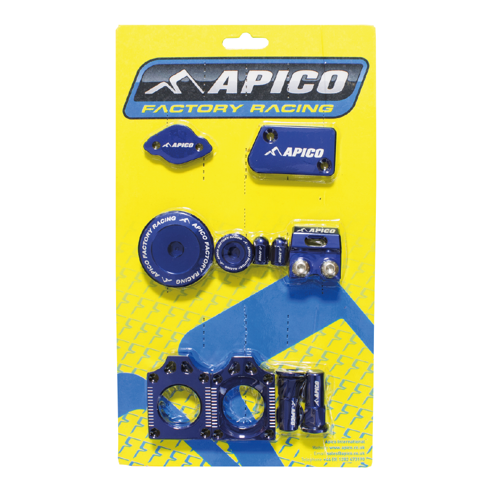 Apico Factory Bling Pack Yamaha YZ450F 10-13 Blue