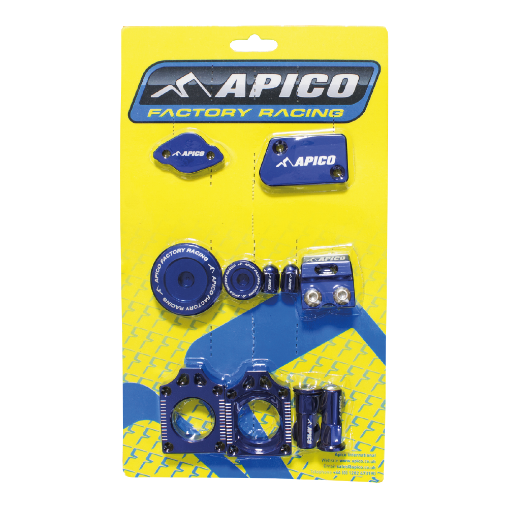 Apico Factory Bling Pack Yamaha YZ250F 09-13 Blue
