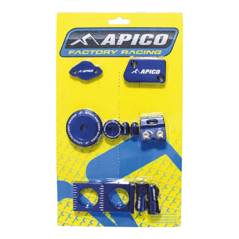 Apico Factory Bling Pack Yamaha YZ250F 14-25,  YZ450F 14-22 Blue