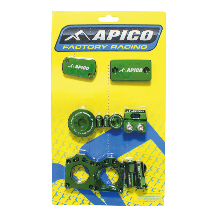Apico Factory Bling Pack Kawasaki KX250F 11-20, KX450F 09-18 Green