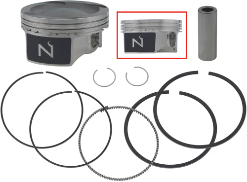 Namura Technologies Piston Kit Pwc Sea-doo 215 230 260, Namura Fw-10009-2 +0.50 Size, Jet Ski, Pwc