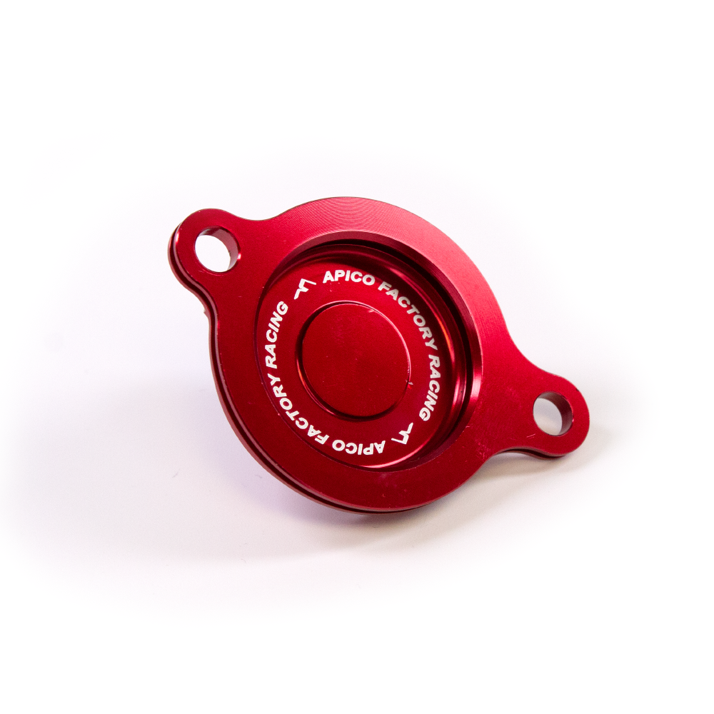 Apico Oil Filter Cover Honda CRF250R/RX 18-25,  CRF450R/RX 17-25,  CRF450X/L/RL 19-25