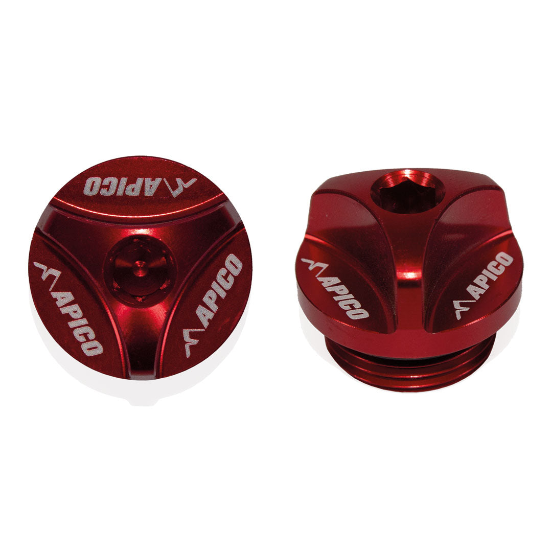 APICO OIL FILL PLUG ALUMINIUM BETA 125-300RR 18-24 RED