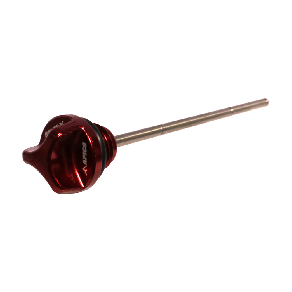 Apico Oil Fill Plug Aluminium Honda CRF250R 10-17 (Inc Dip Stick)