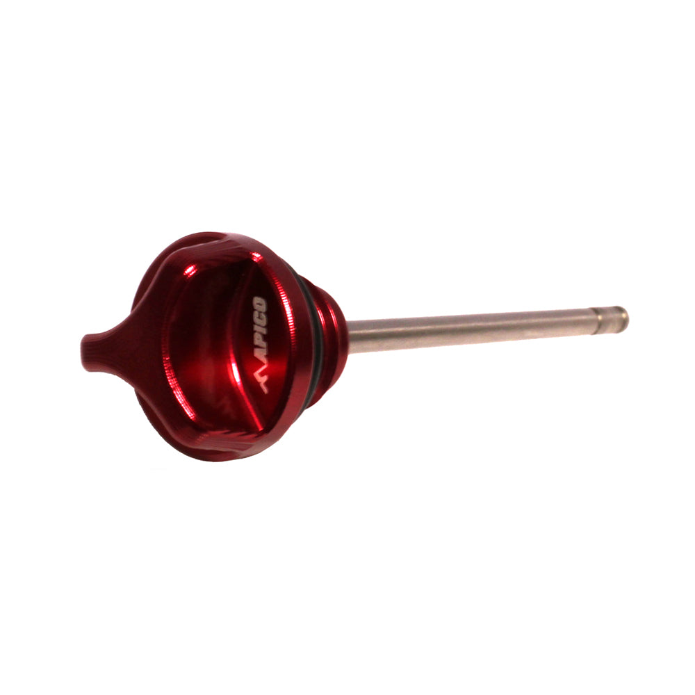 Apico Oil Fill Plug Aluminium Honda CRF450R 17-20, CRF450RX 17-20,  CRF450X/L/RL 19-24  (Inc Dip Stick)