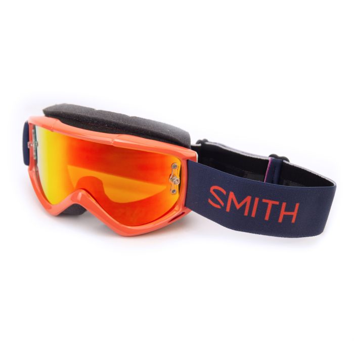 Smith Goggles 010 Smith Fuel V.1 Max Red Rock, M00303909912 - End of Line, Mirrored Lens and Clear Lens