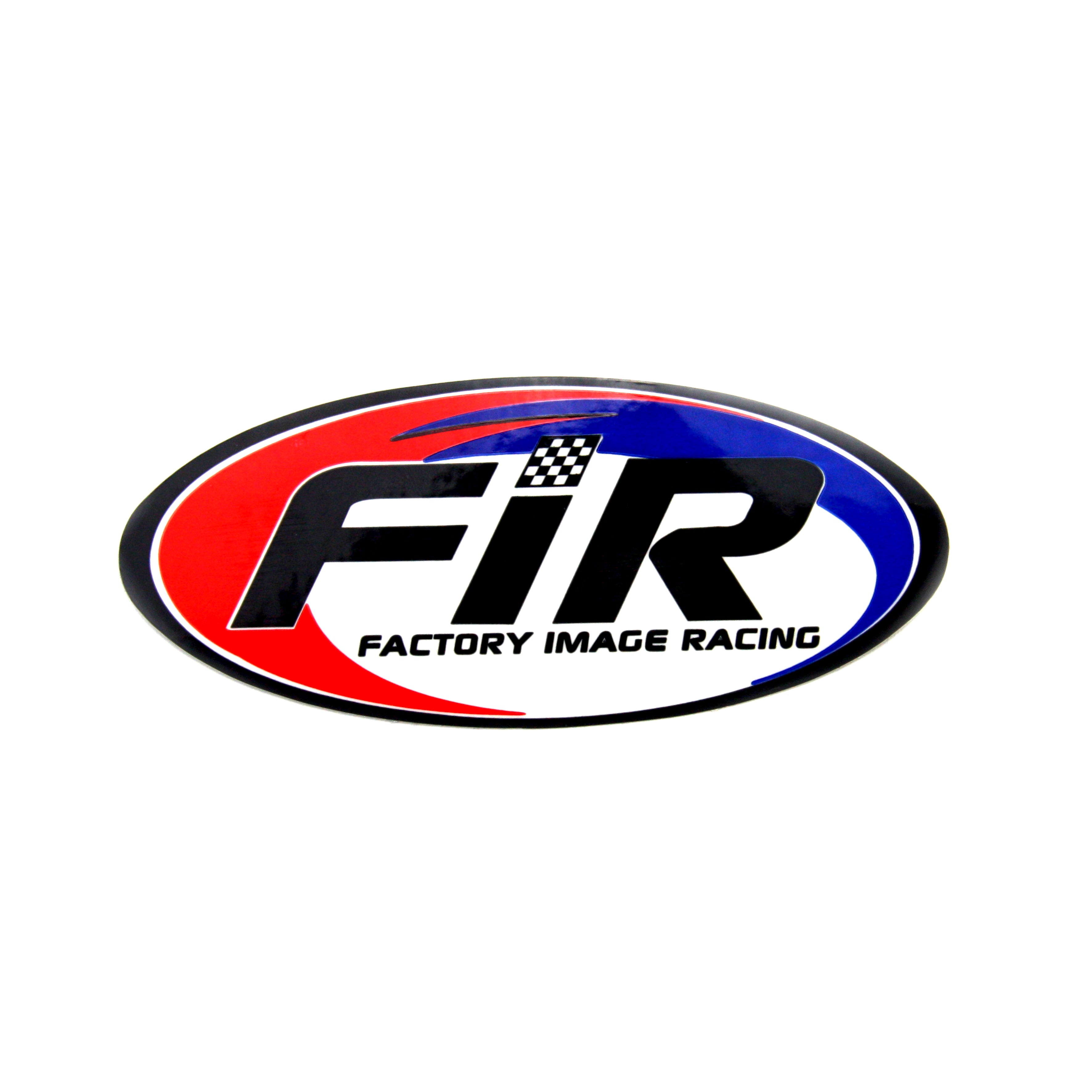 FIR FIR  (fir) Sticker Laminated Vynil - Oval 9.5 X 4cm