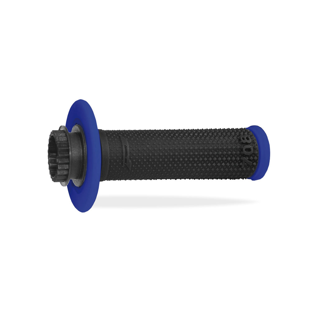 PRO GRIP HANDLEBAR LOCK ON GRIPS 708 BLUE/BLACK  BLUE