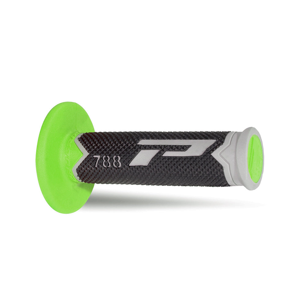 PRO GRIP HANDLEBAR GRIPS 788 GREY/BLACK/GREEN  GREY