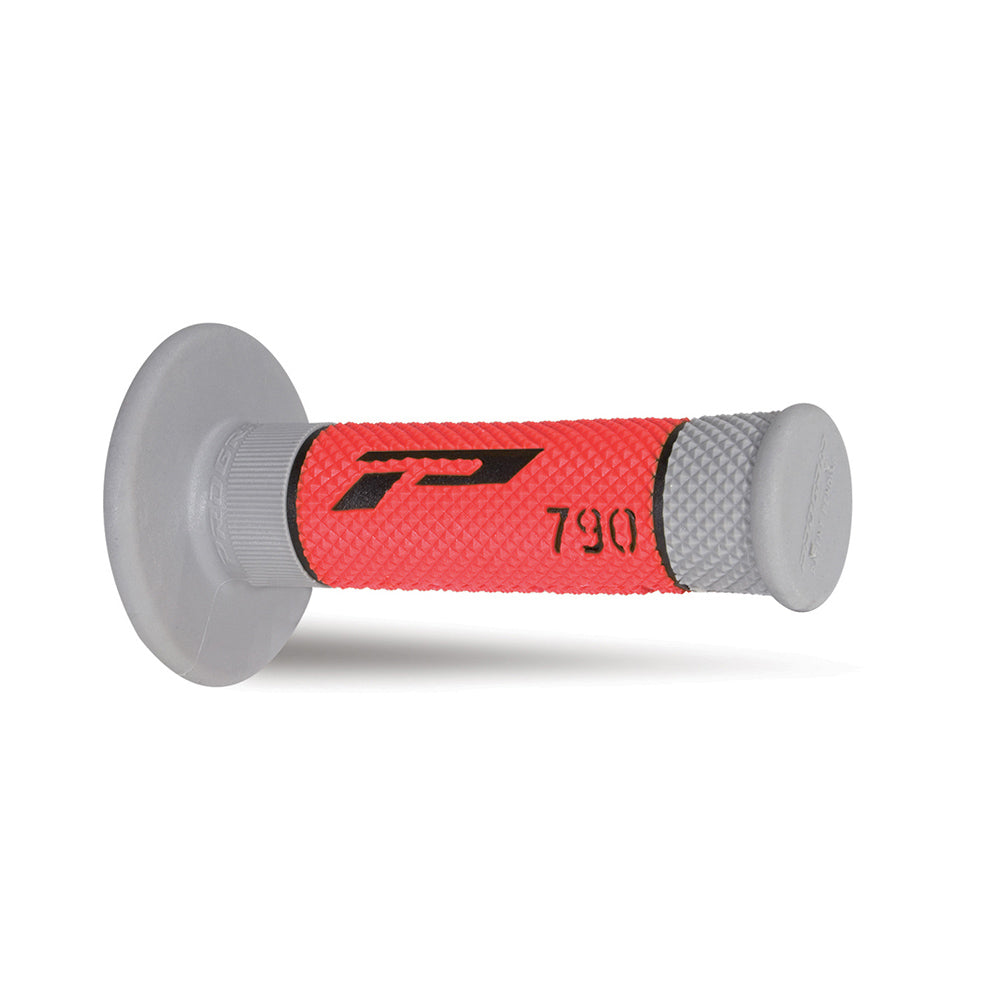 PRO GRIP HANDLEBAR GRIPS 790 BLACK/RED/GREY  RED