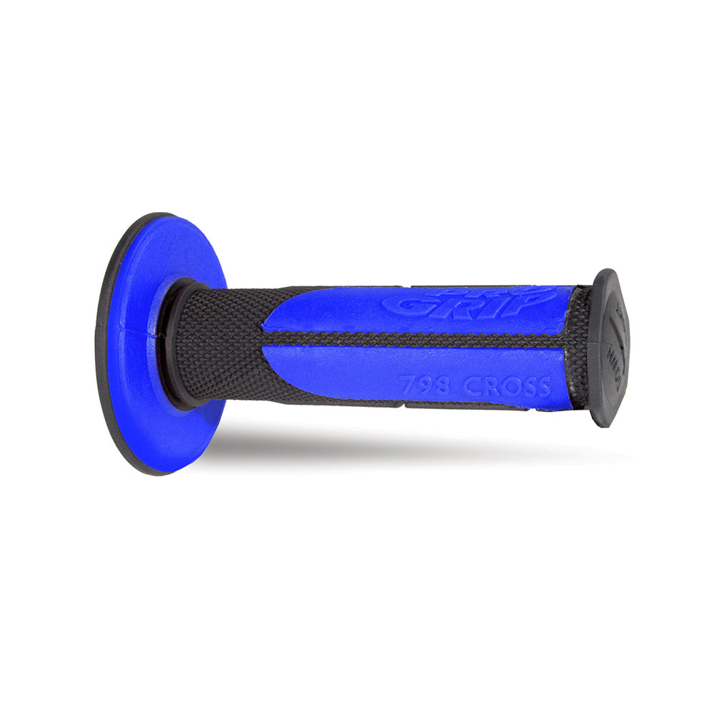 PRO GRIP HANDLEBAR GRIPS 798 BLACK/BLUE  BLUE