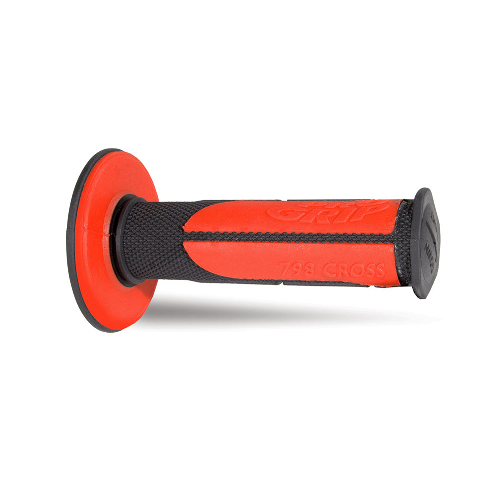 PRO GRIP HANDLEBAR GRIPS 798 BLACK/RED  RED