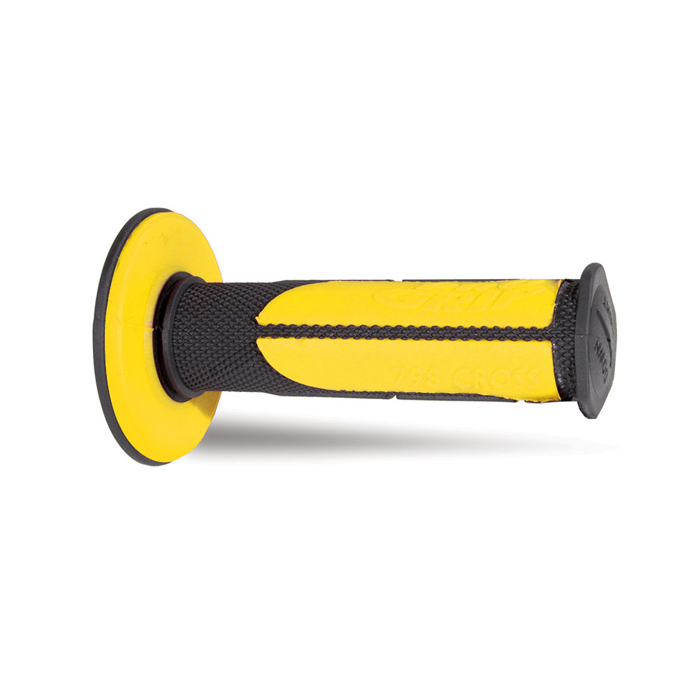 PRO GRIP HANDLEBAR GRIPS 798 BLACK/YELLOW  YELLOW