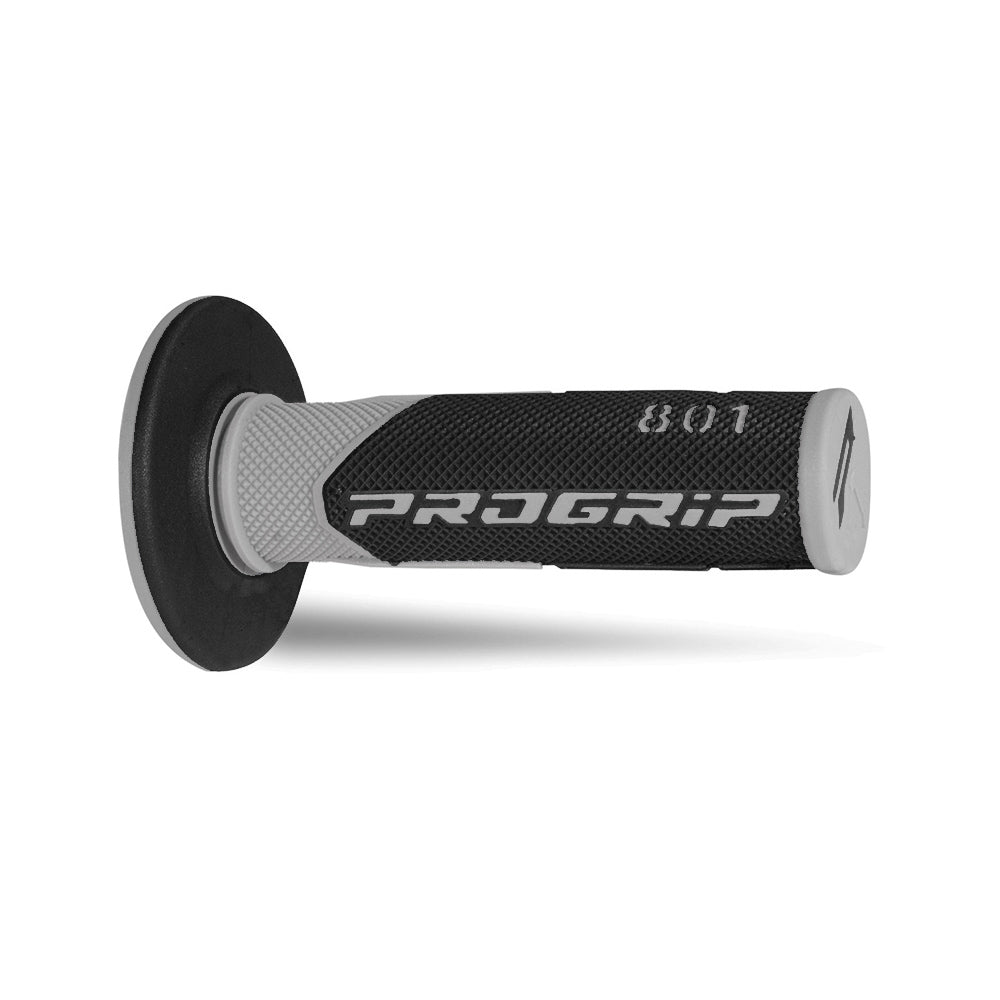 PRO GRIP HANDLEBAR GRIPS 801 GREY/BLACK  BLACK