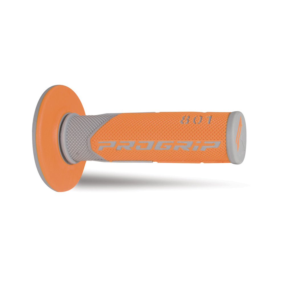 PRO GRIP HANDLEBAR GRIPS 801 GREY/ORANGE  ORANGE