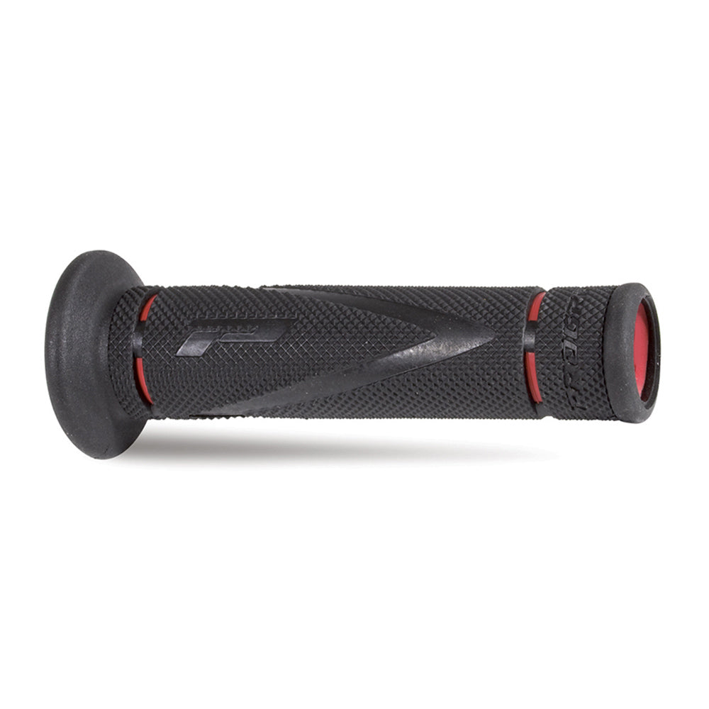 PRO GRIP HANDLEBAR GRIPS 838 TRIALS RED/BLACK  RED