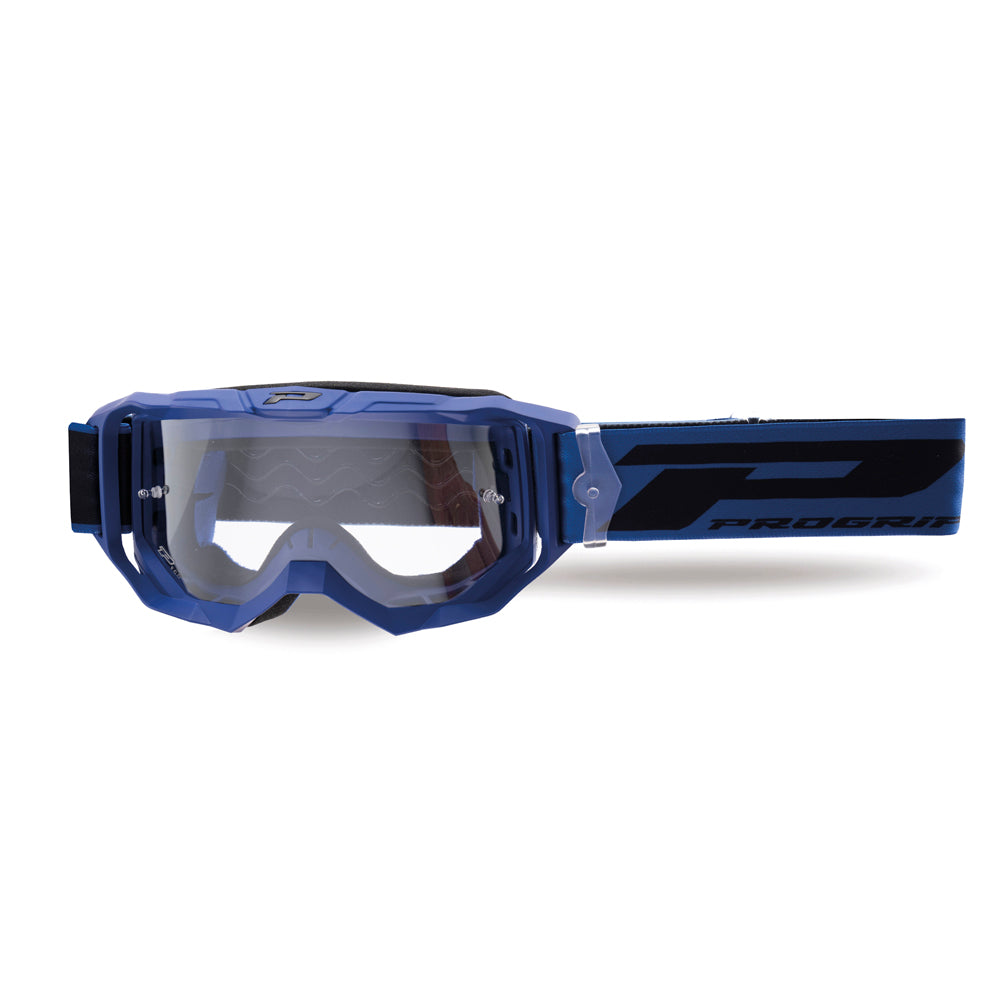 Pro Grip VISION GO TEAR OFF GOGGLE BLUE CLEAR LENS  Blue 