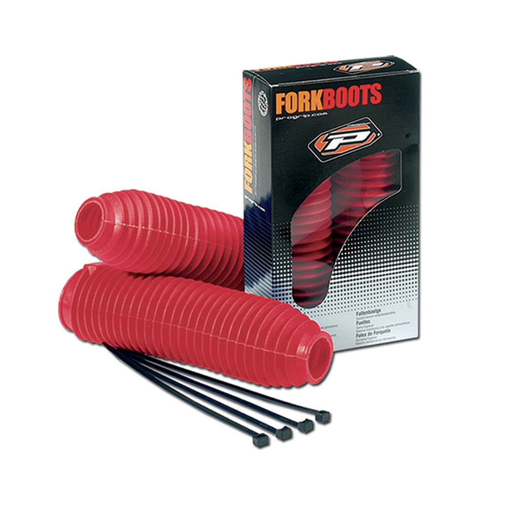 Pro Grip Pro Grip Fork Gaiter Large 42-50MM Red  Red