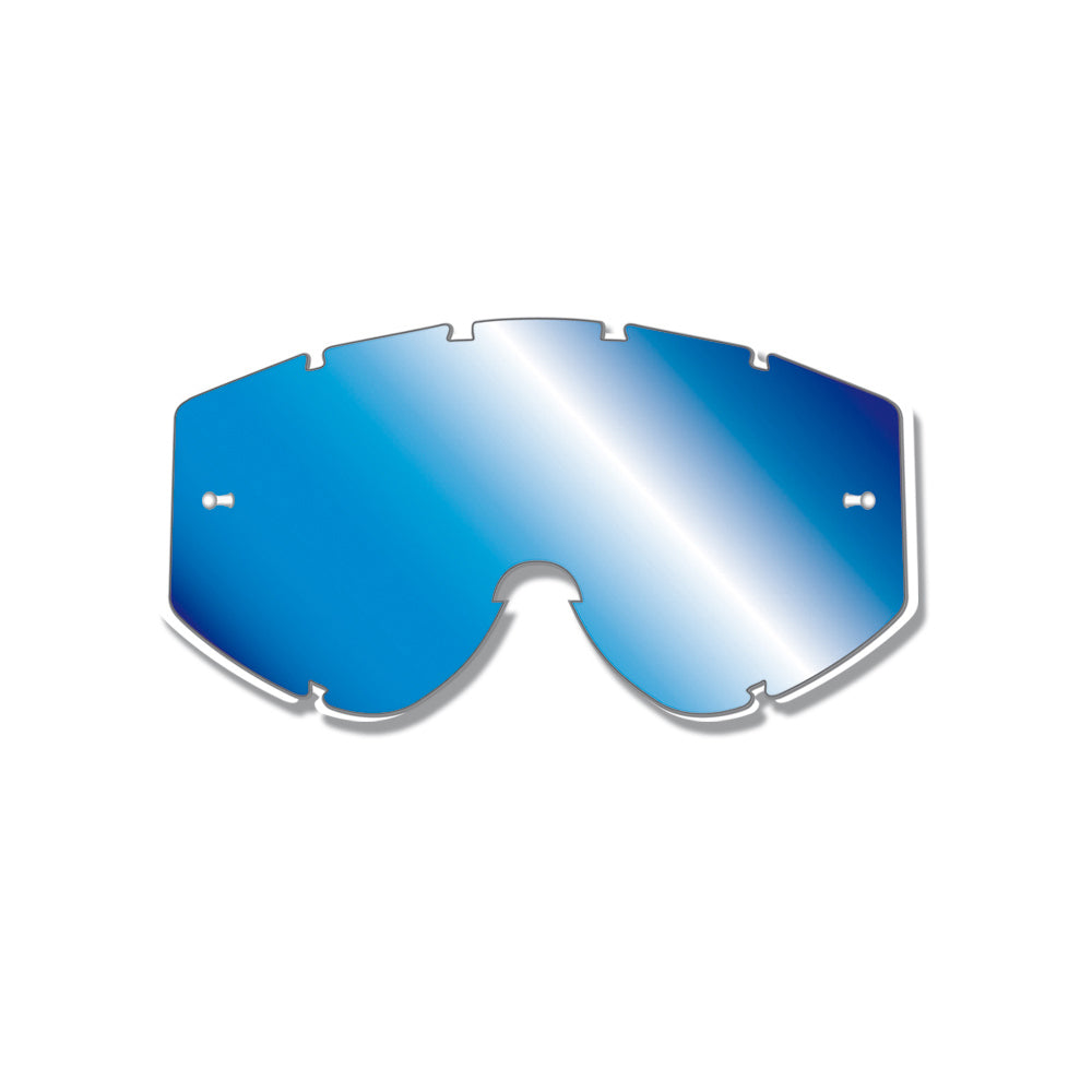 Pro Grip PRO GRIP TEAR OFF LENS FOR ATZAKI/RIOT/VENOM MIRRORED BLUE  Blue 