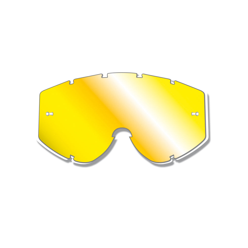 PRO GRIP PRO GRIP TEAR OFF LENS FOR ATZAKI/RIOT/VENOM MIRRORED YELLOW  YELLOW