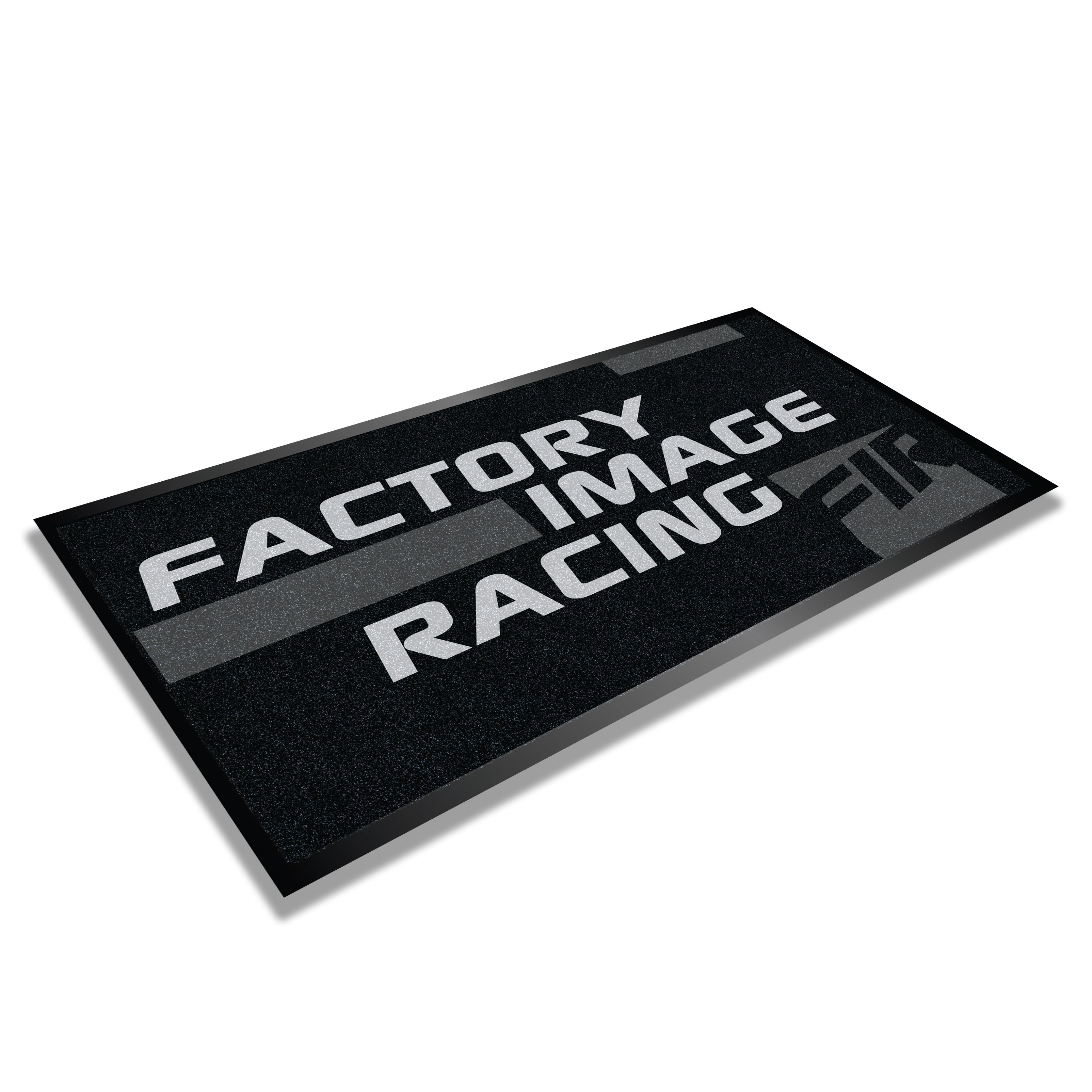 FIR Pit Mat Heavy Duty Fir Minimal Text Design, Rubber Back with Edge, 1m X 2m