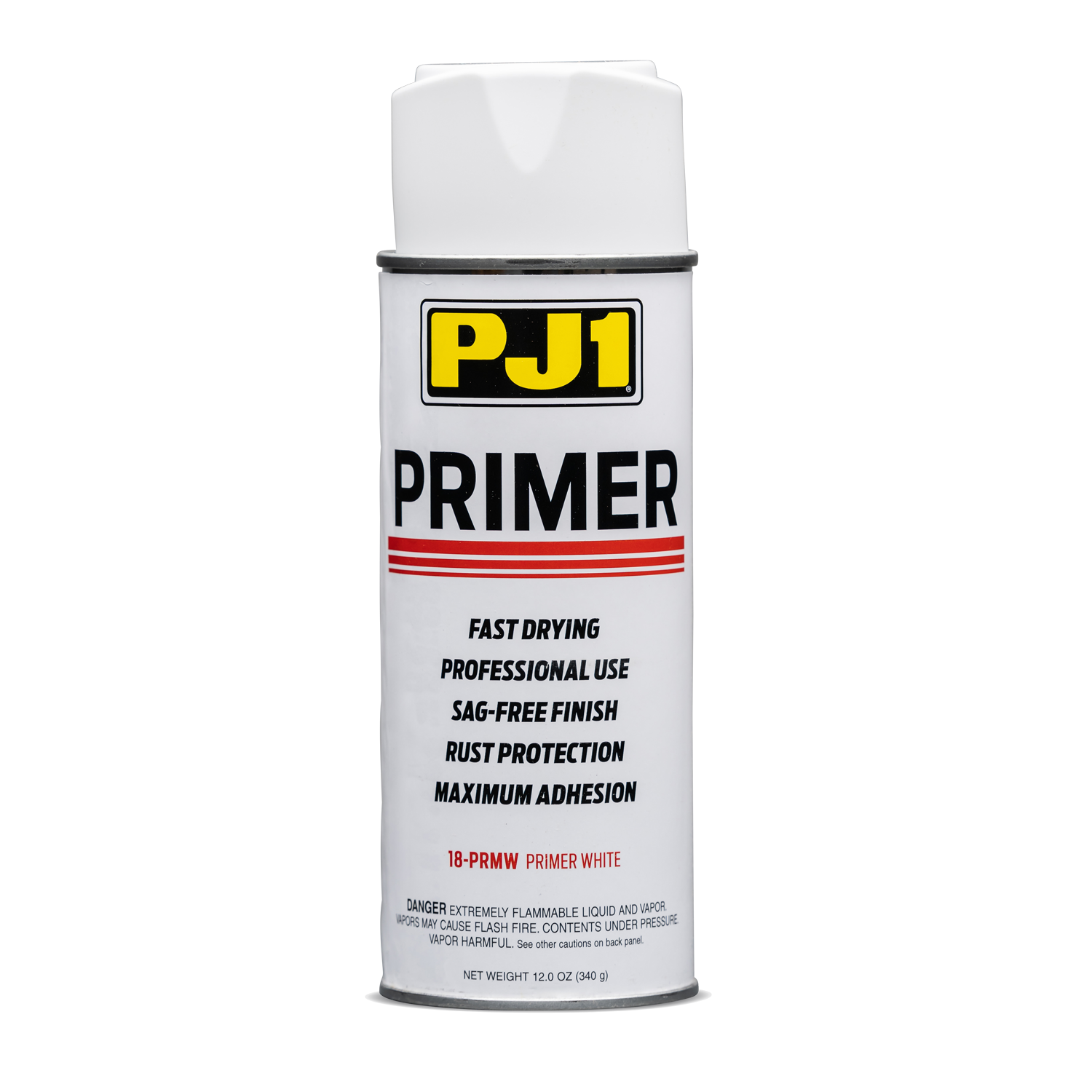 PJ1 Pj1 White Primer Fast Drying, Rust Protection 340ml, Pj1 18-prmw, Pj011001