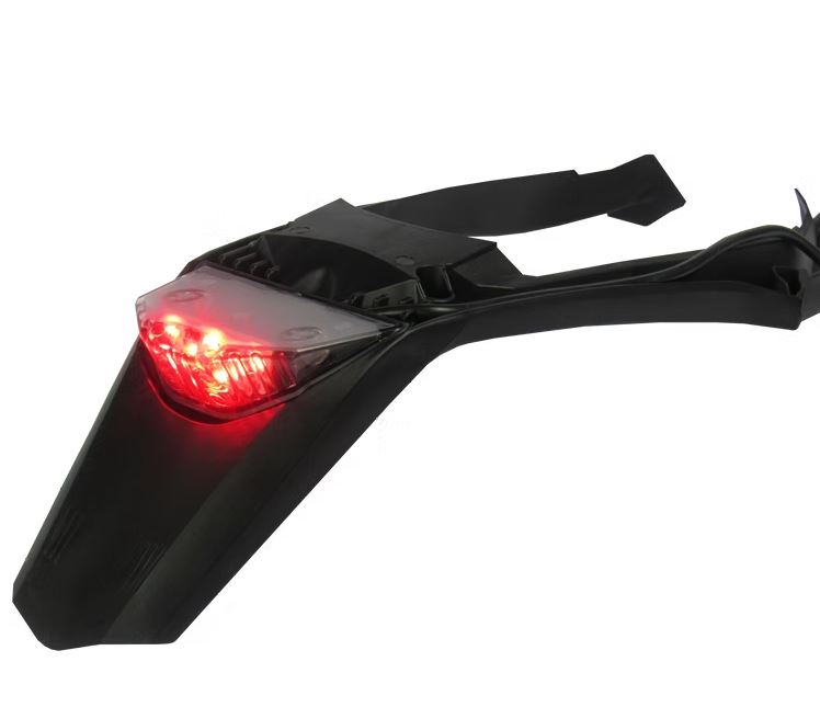 AMX Tail Light / Acrylic - KTM EXC / EXC-F 2017-2019 - Black/Red