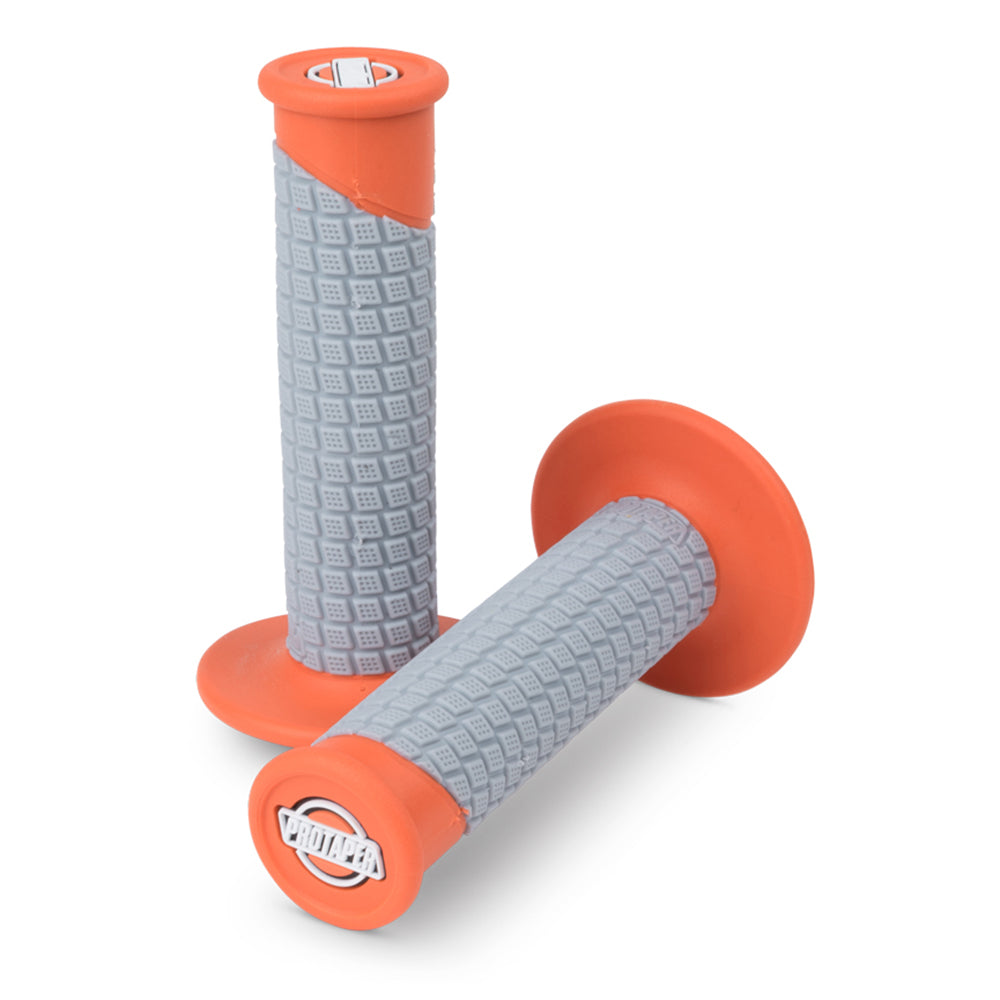 PROTAPER HANDLEBAR GRIP CLAMP ON PILLOW TOP ORANGE/GREY  ORANGE