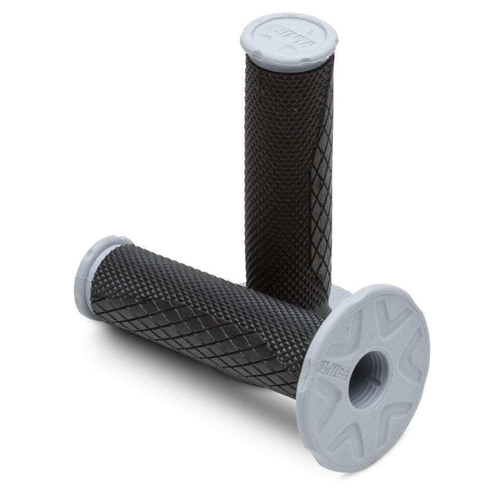 PROTAPER HANDLEBAR GRIP SYNERGY MX DUAL DENSITY GREY FULL DIAMOND  GREY