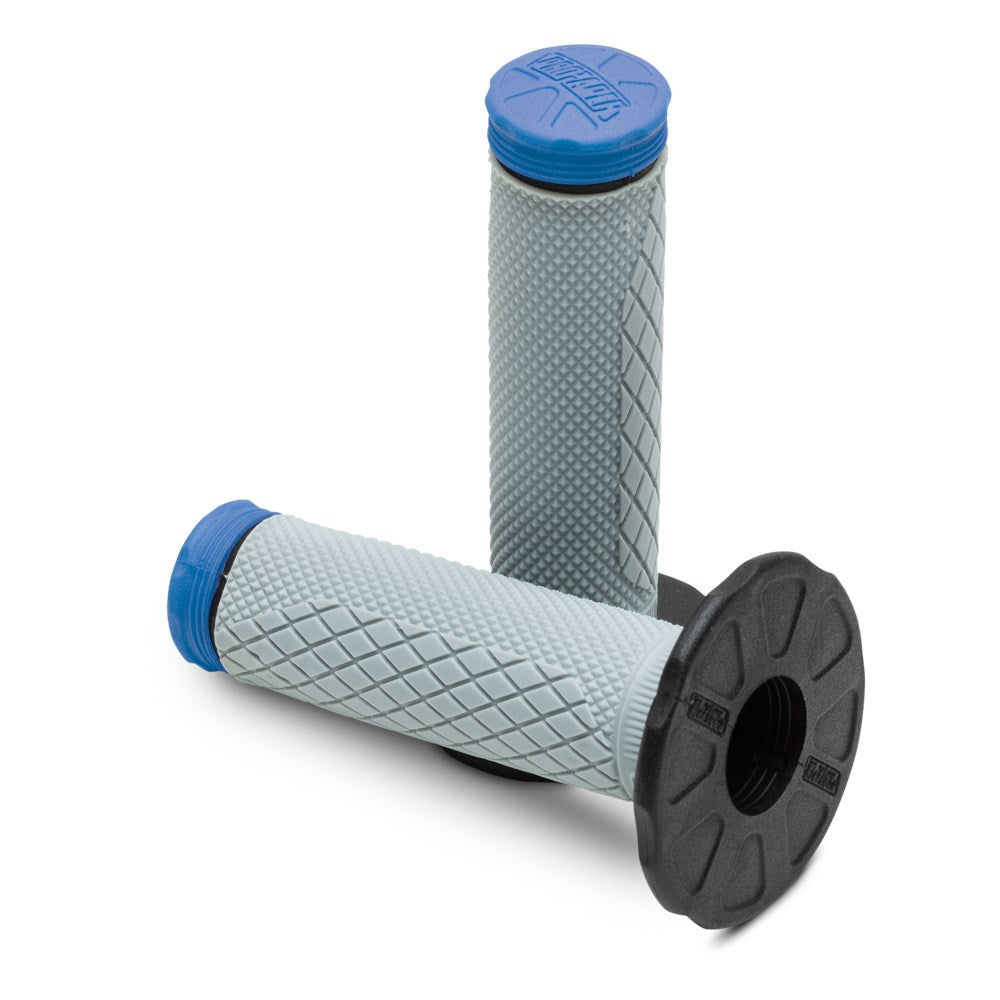 PROTAPER HANDLEBAR GRIP SYNERGY TRI DENSITY FULL DIAMOND BLUE  BLUE