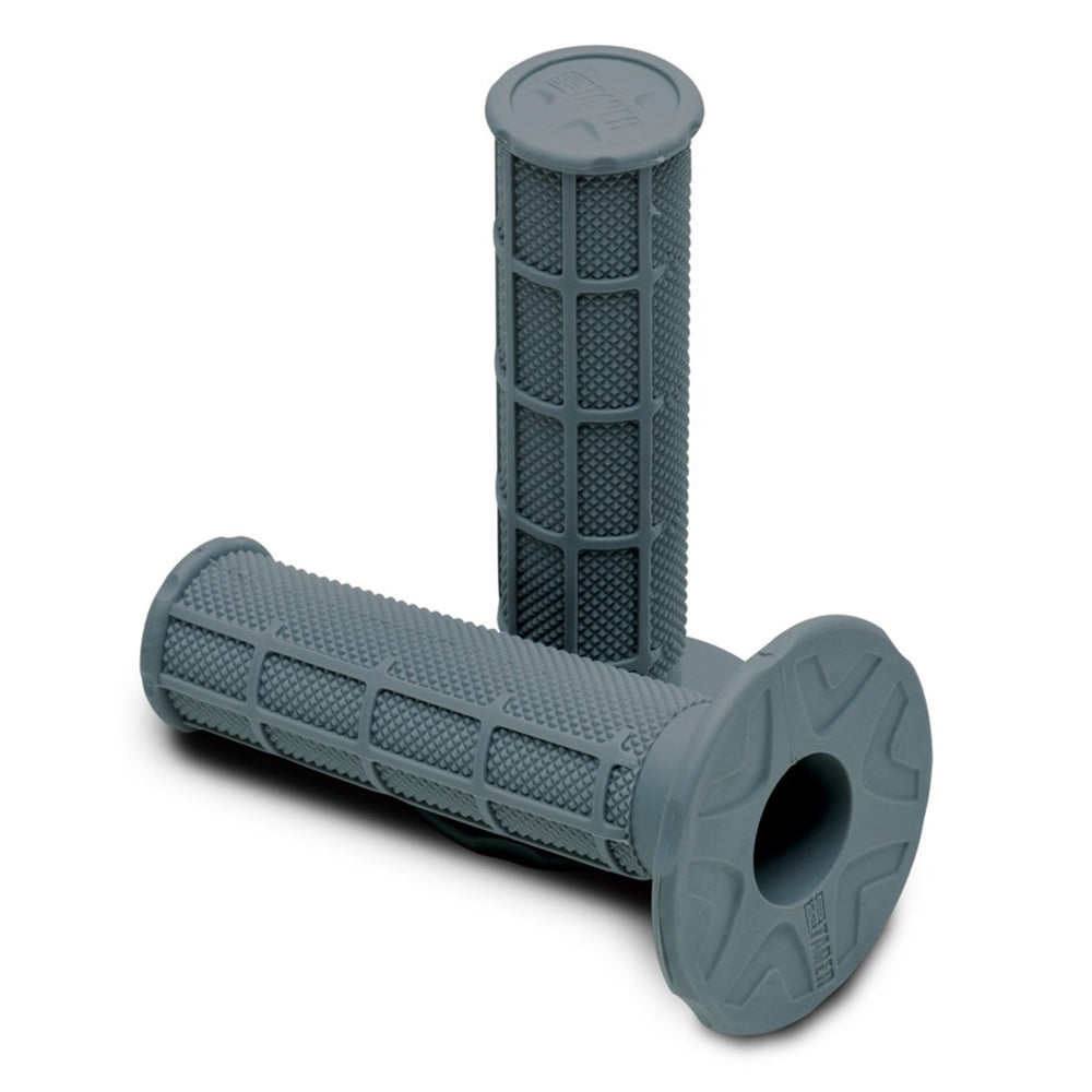 PROTAPER HANDLEBAR GRIP SYNERGY SINGLE DENSITY HALF WAFFLE GREY MEDIUM  GREY