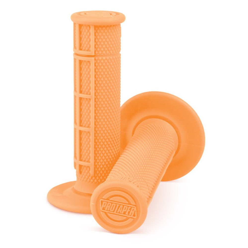 PROTAPER HANDLEBAR GRIP SINGLE DENSITY HALF WAFFLE ORANGE  ORANGE