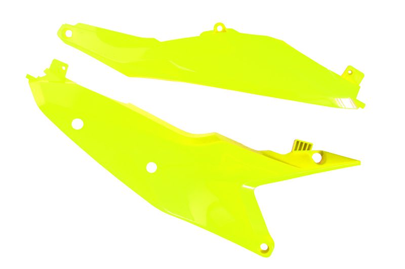 Rtech Plastics Side Panels 2023-25 SX/SX-F, 2024-2025 EXC/EXC-f KTM, Neon Yellow, Rtech R-fiKTMgf0023