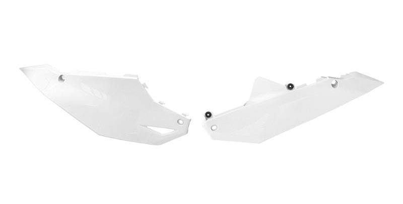 Rtech Plastics Side Panels Kawasaki KX 450 2024-2025 White, R-tech R-fikxfbn0024