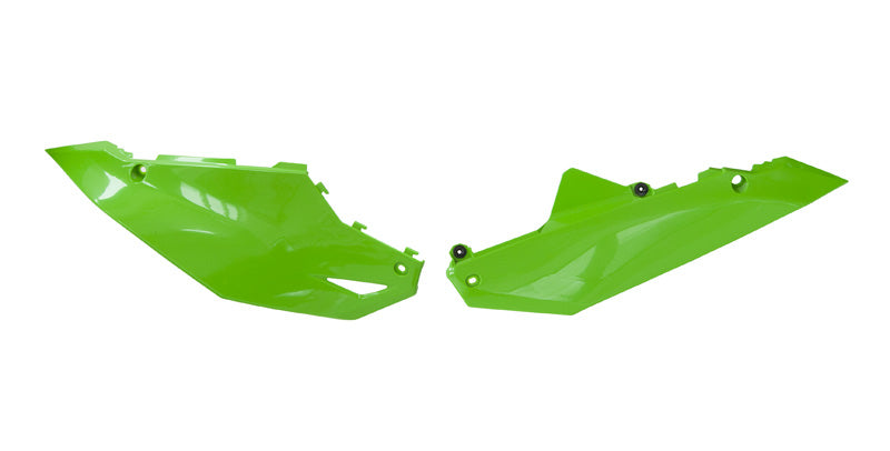 Rtech Plastics Side Panels Kawasaki KX 450 2024-2025 Green, R-tech R-fikxfve0024