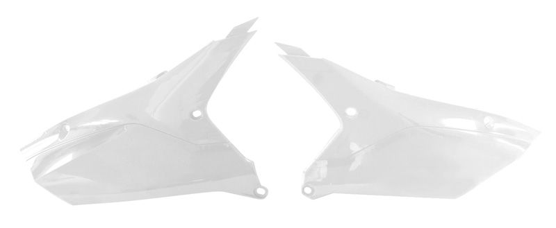 Rtech Plastics Side Panels 2023-2025 YZ450F Yamaha White Rtech R-fiyzfbn0023